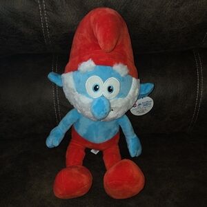 The Smurfs Papa Smurf stuffed Plush toy 19 Inches size